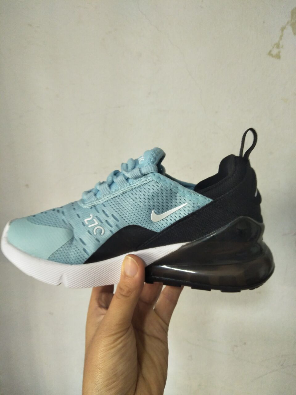 Kids Nike Air Max 270 Jade Blue Black Shoes